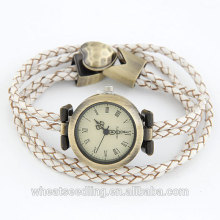 Montre européenne Vogue Watch Quartz avec bracelet en cuir pour personne différente 2014